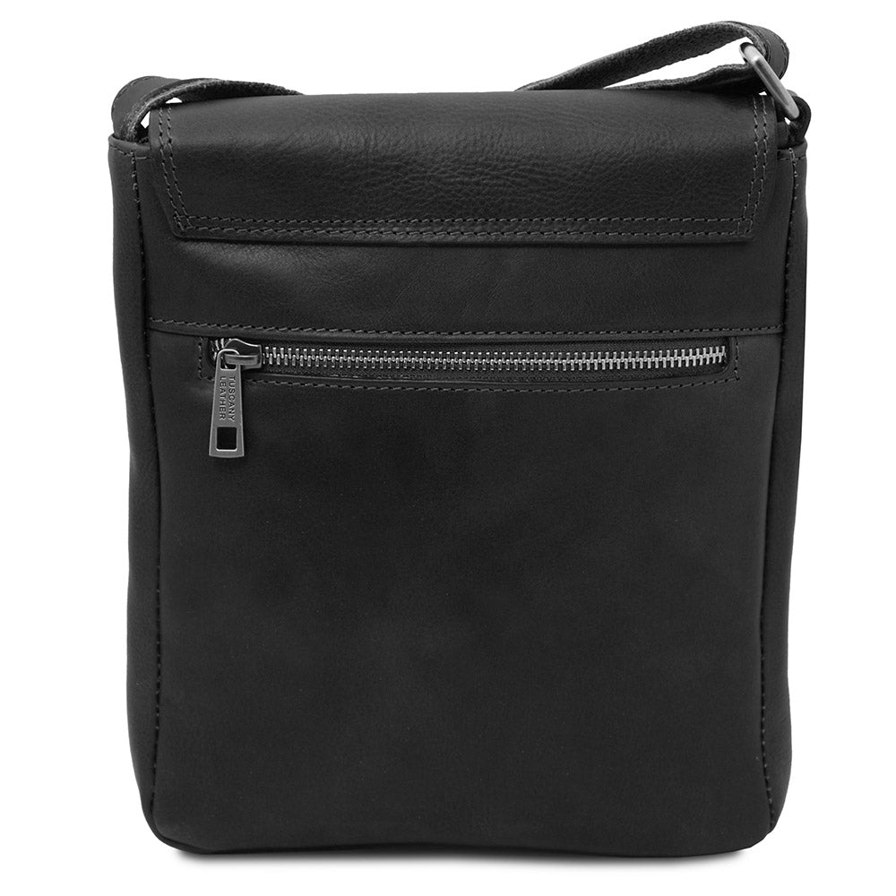 Pieni matta musta Messenger-Tasche ⎪John ⎪TL