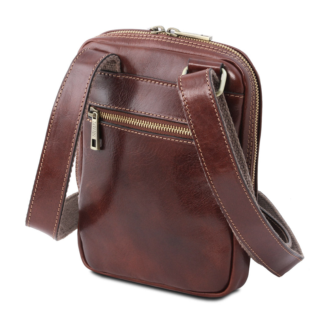 Small brown messenger bag ⎪ Mark ⎪ Tuscany Leather