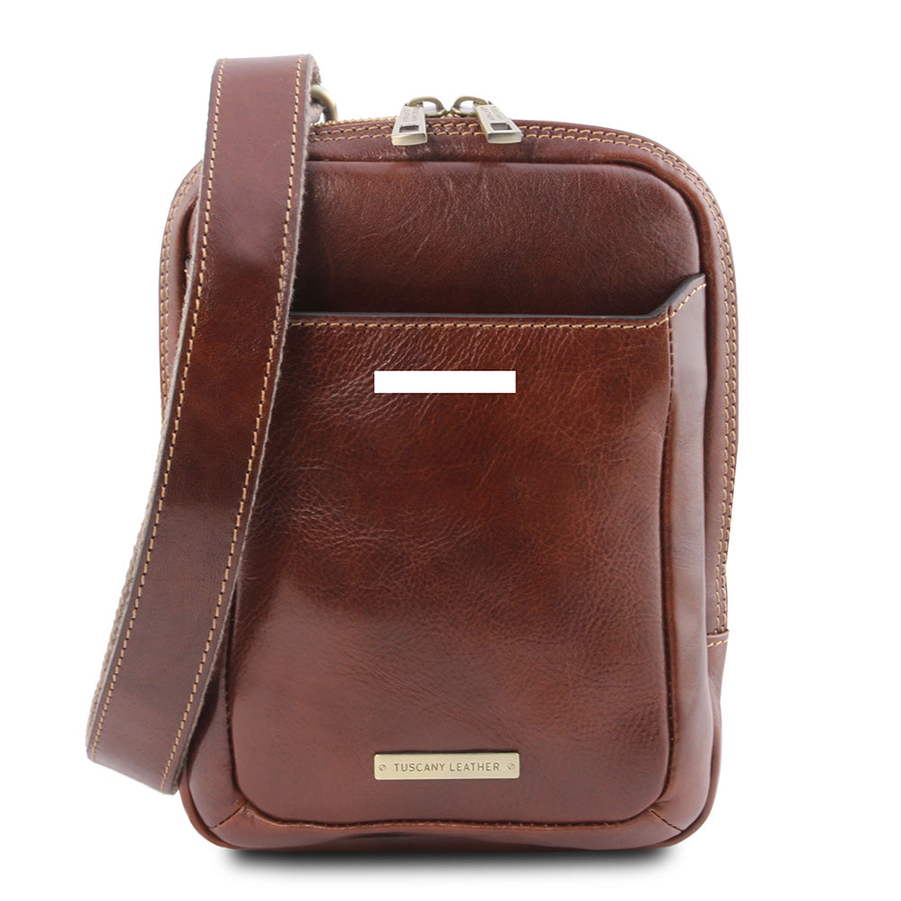 Small brown messenger bag ⎪ Mark ⎪ Tuscany Leather