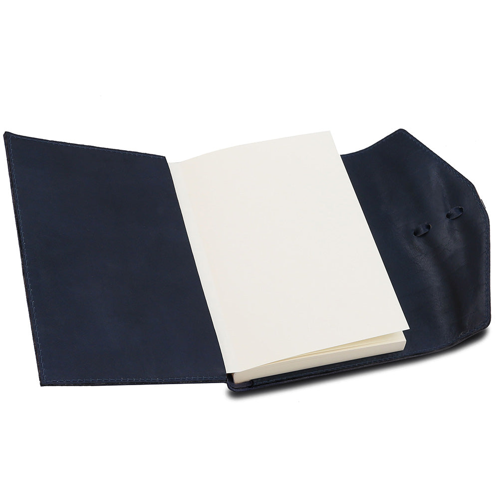 Dunkelblaues Leder-Notizbuch ⎪ Tuscany Leather