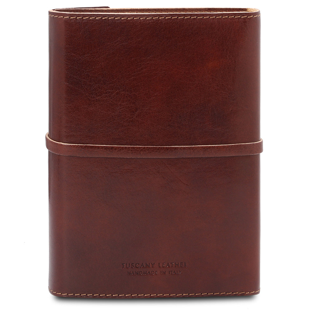 Hellbraunes Leder-Notizbuch ⎪ Tuscany Leather