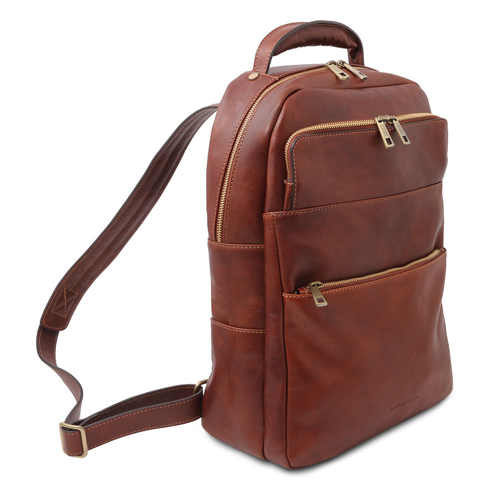 Großer brauner Lederrucksack ⎪ Melbourne ⎪ Tuscany Leather