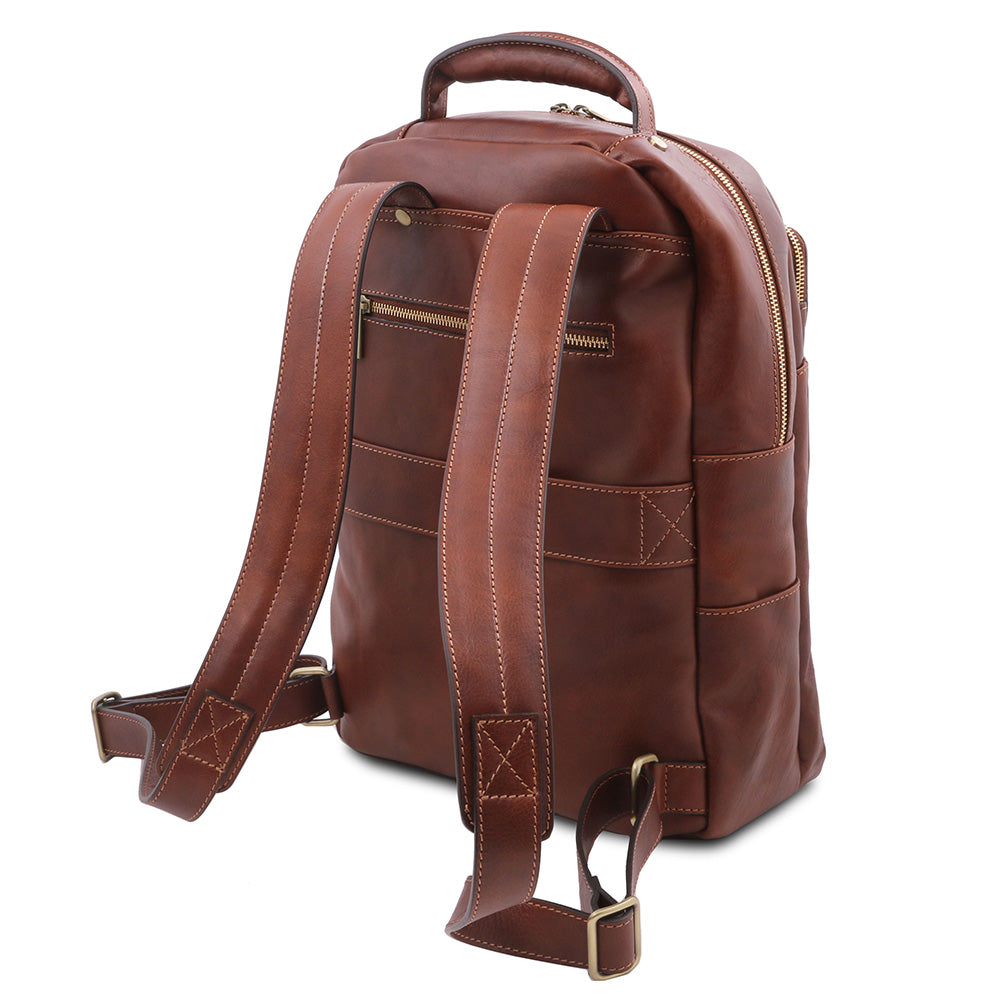 Großer brauner Lederrucksack ⎪ Melbourne ⎪ Tuscany Leather