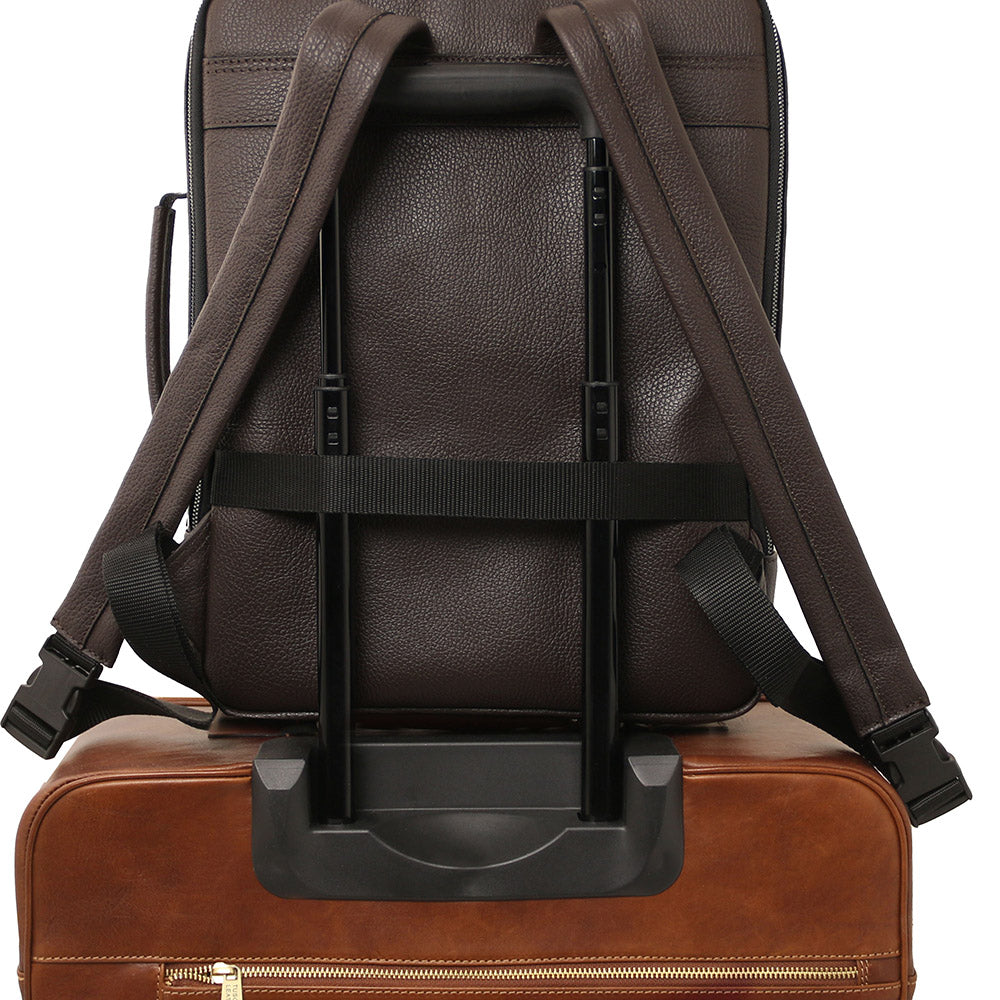 Tummanruskea nahkareppu ⎪ Brooklyn ⎪ Tuscany Leather