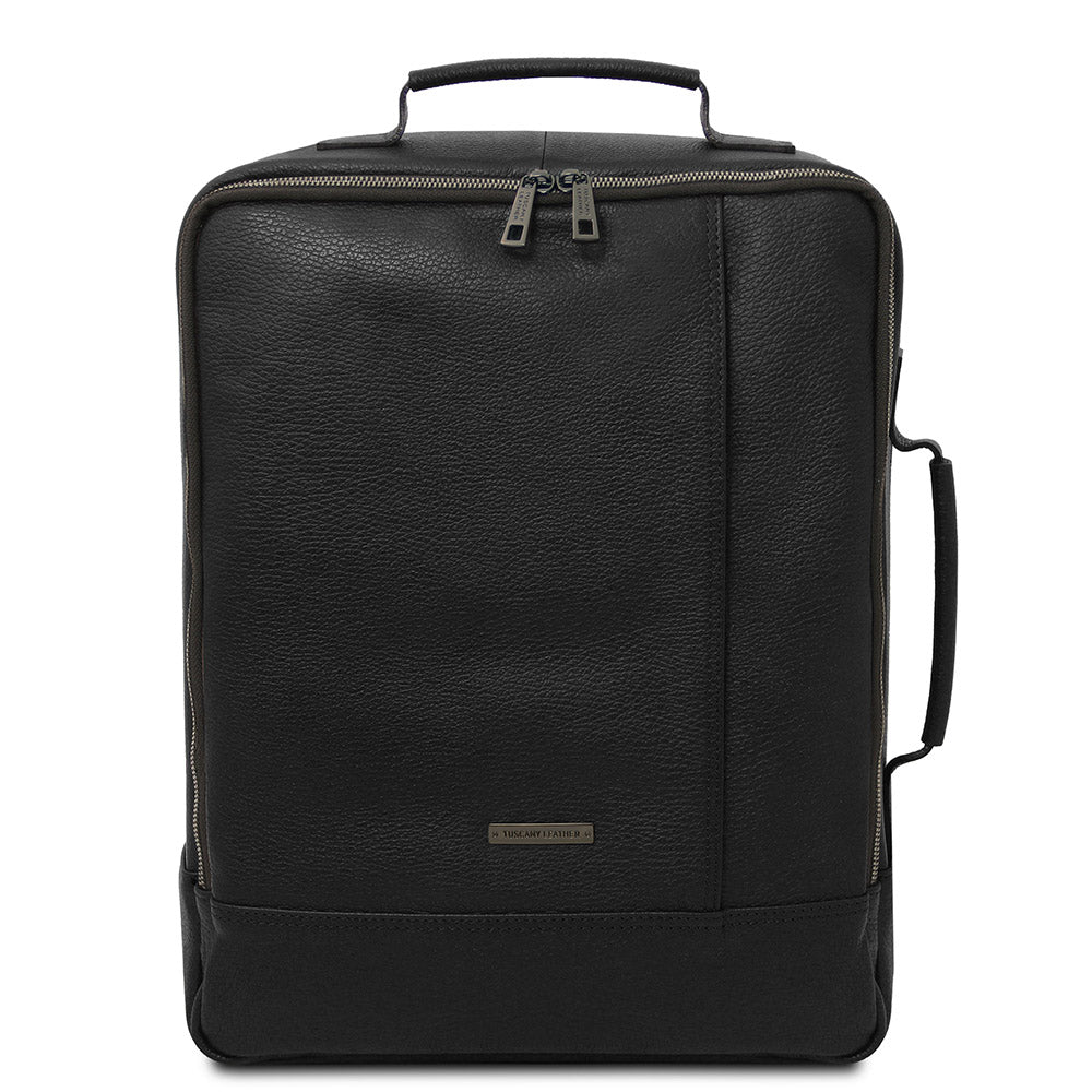 Musta nahkareppu ⎪ Brooklyn 15.6" ⎪ Tuscany Leather