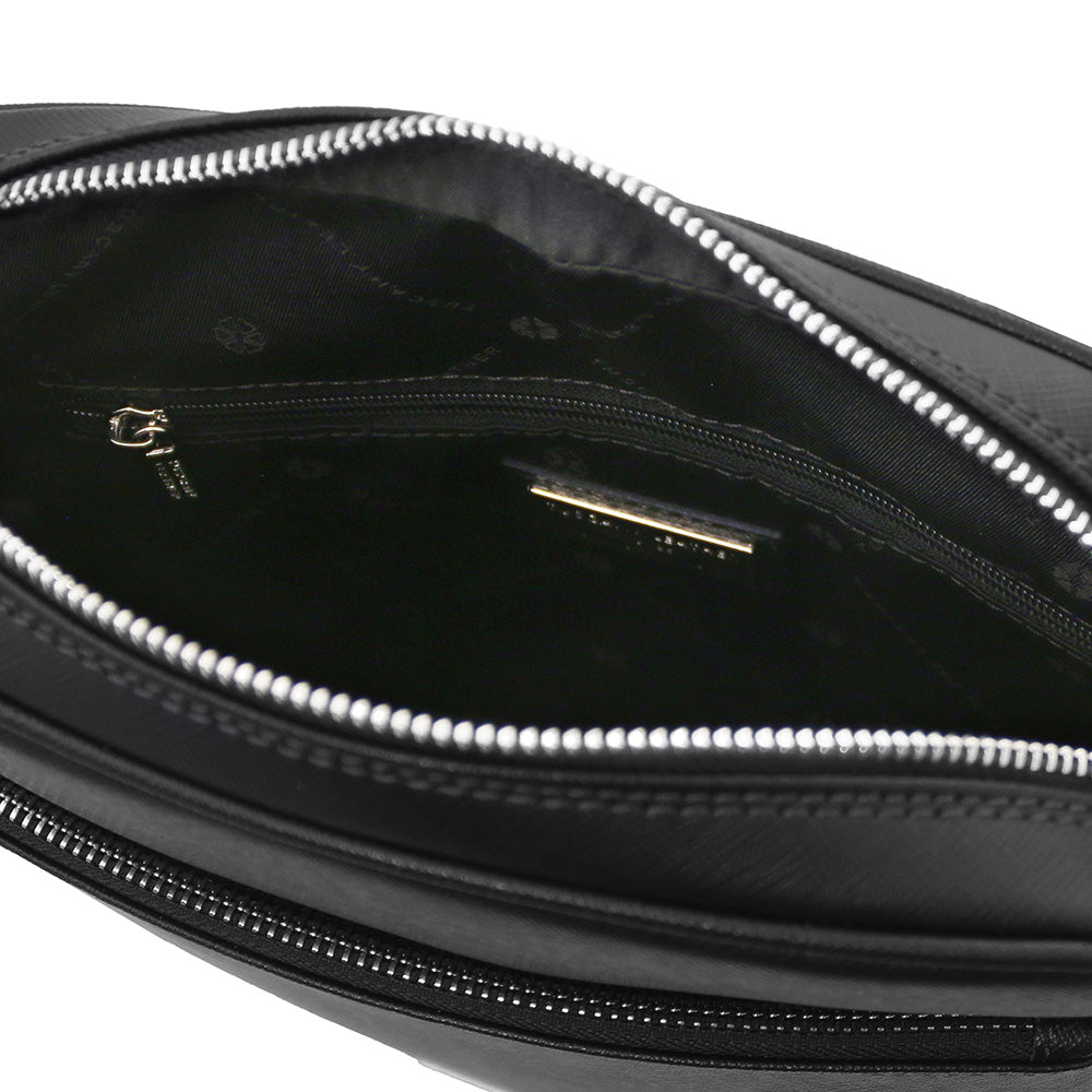 Musta pieni messenger laukku⎪ Luke Saffiano ⎪ Tuscany Leather
