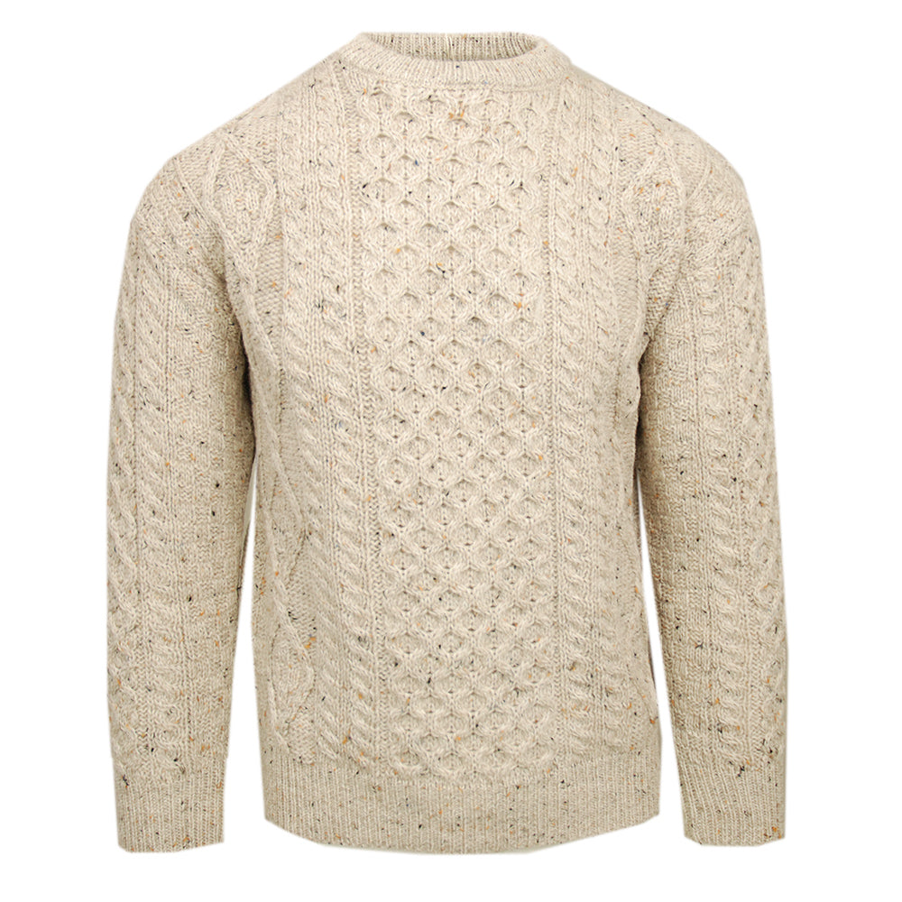 Beige tröja ⎪ Skiddaw ⎪ Aran Crafts