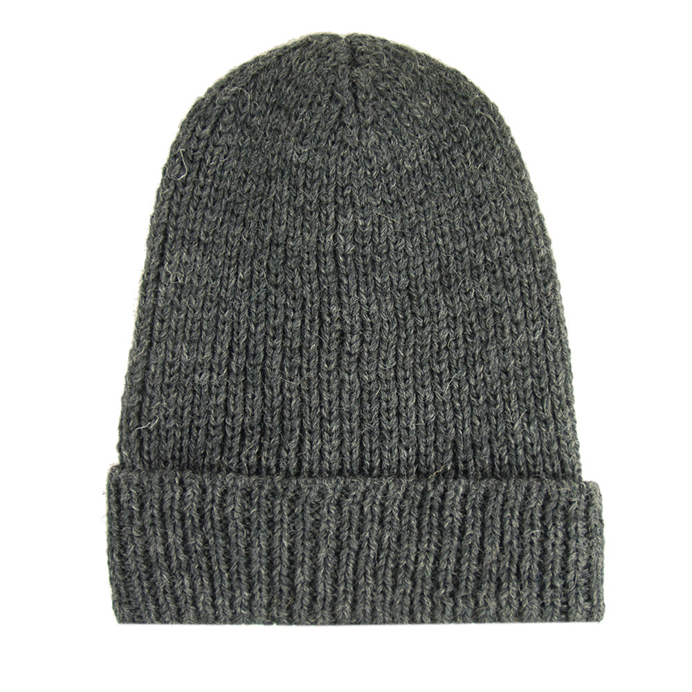 Graue Mütze ⎪ Aran Crafts