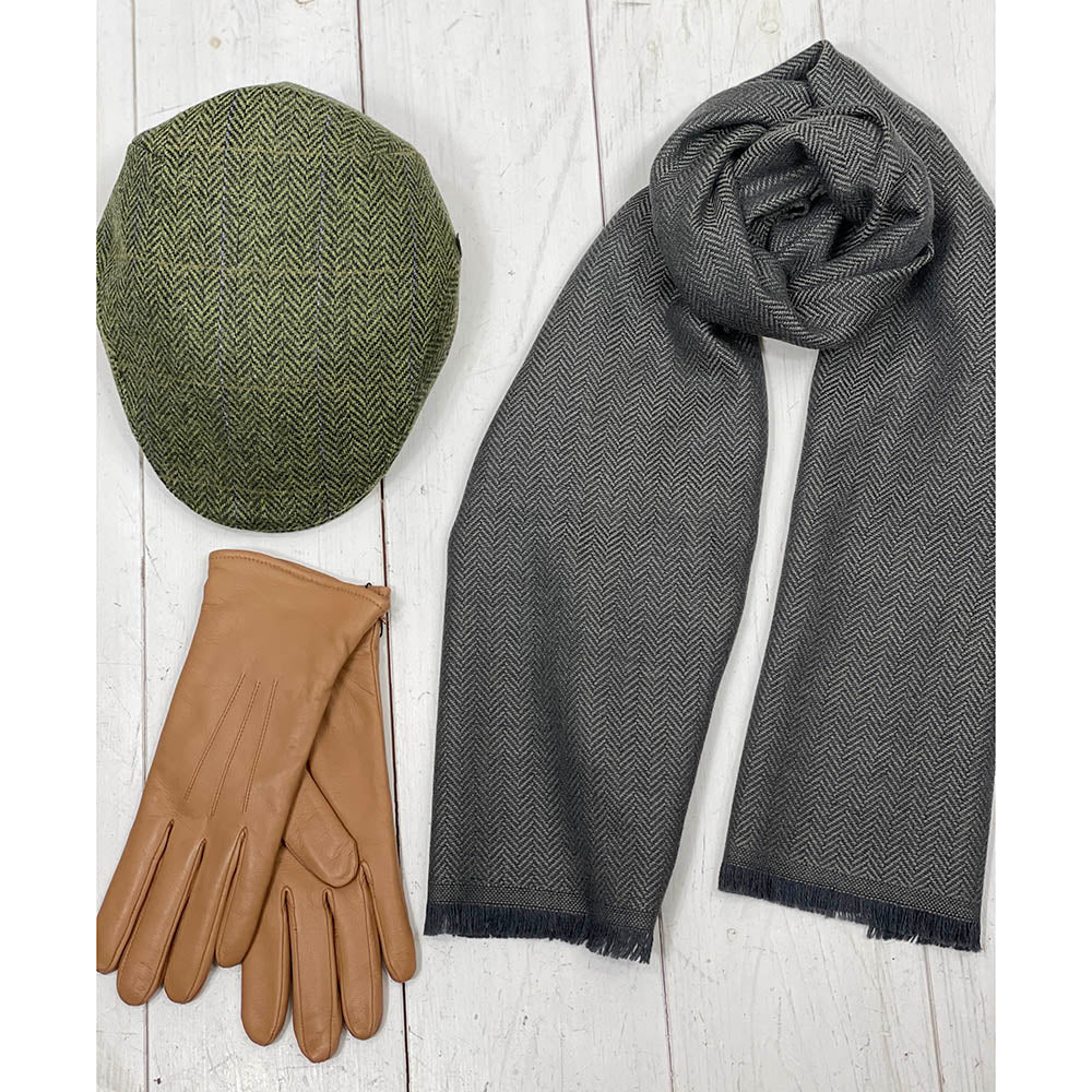 Grön rutig flat cap⎪ Trinity 51 ⎪ Mucros Weavers