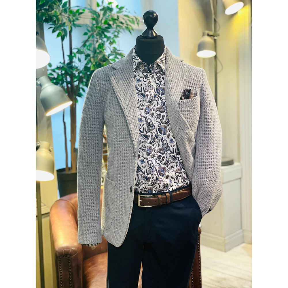 Graues Strickjackett ⎪ Bologna ⎪ Adriano Langella