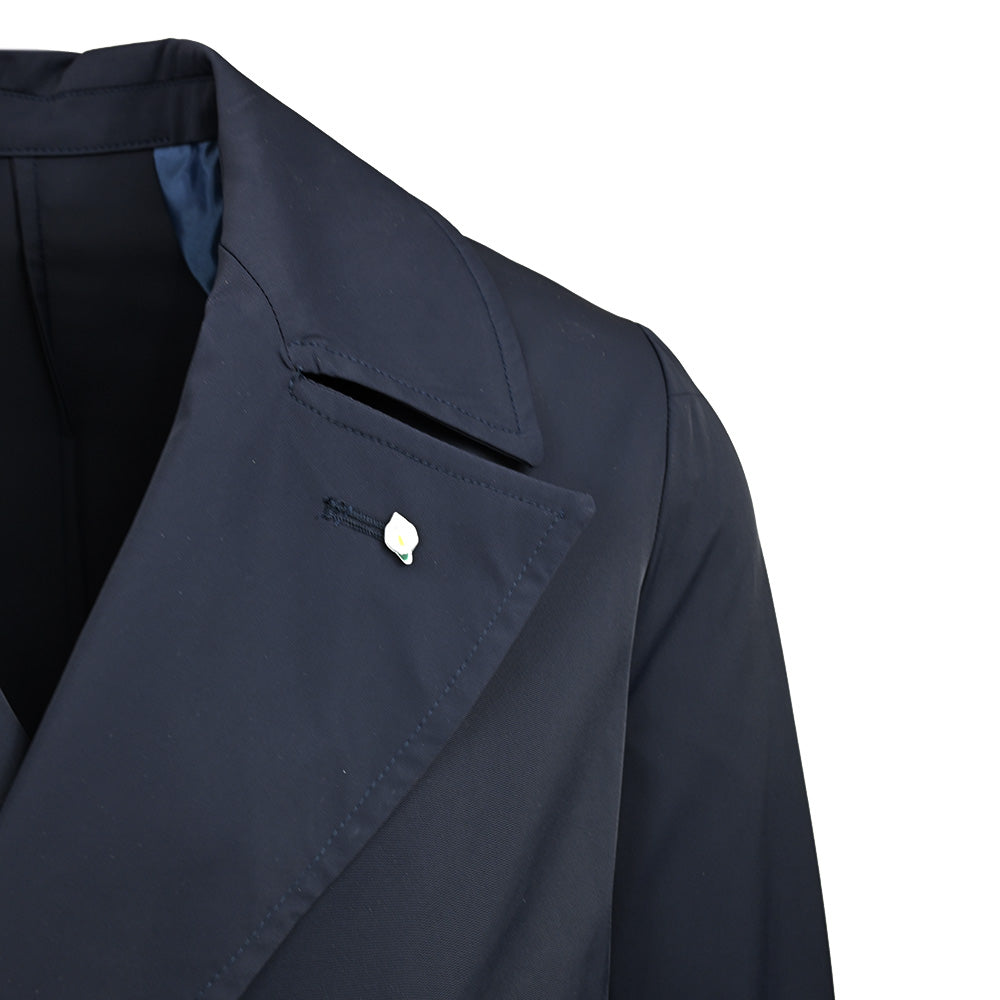 Tummansininen välikausitakki ⎪ Trenssi ⎪ Adriano Langella