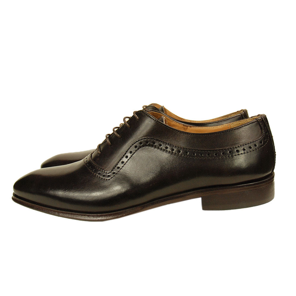 Black leather shoe Men's stylish dress shoes Saarnin boutique