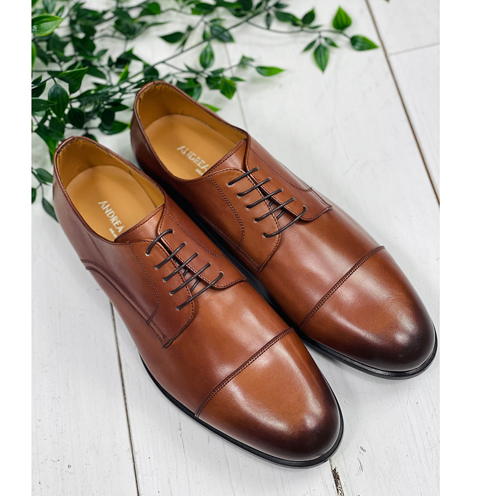 Ruskea nahkakenkä ⎪ Cap Toe Derby ⎪ Nobile