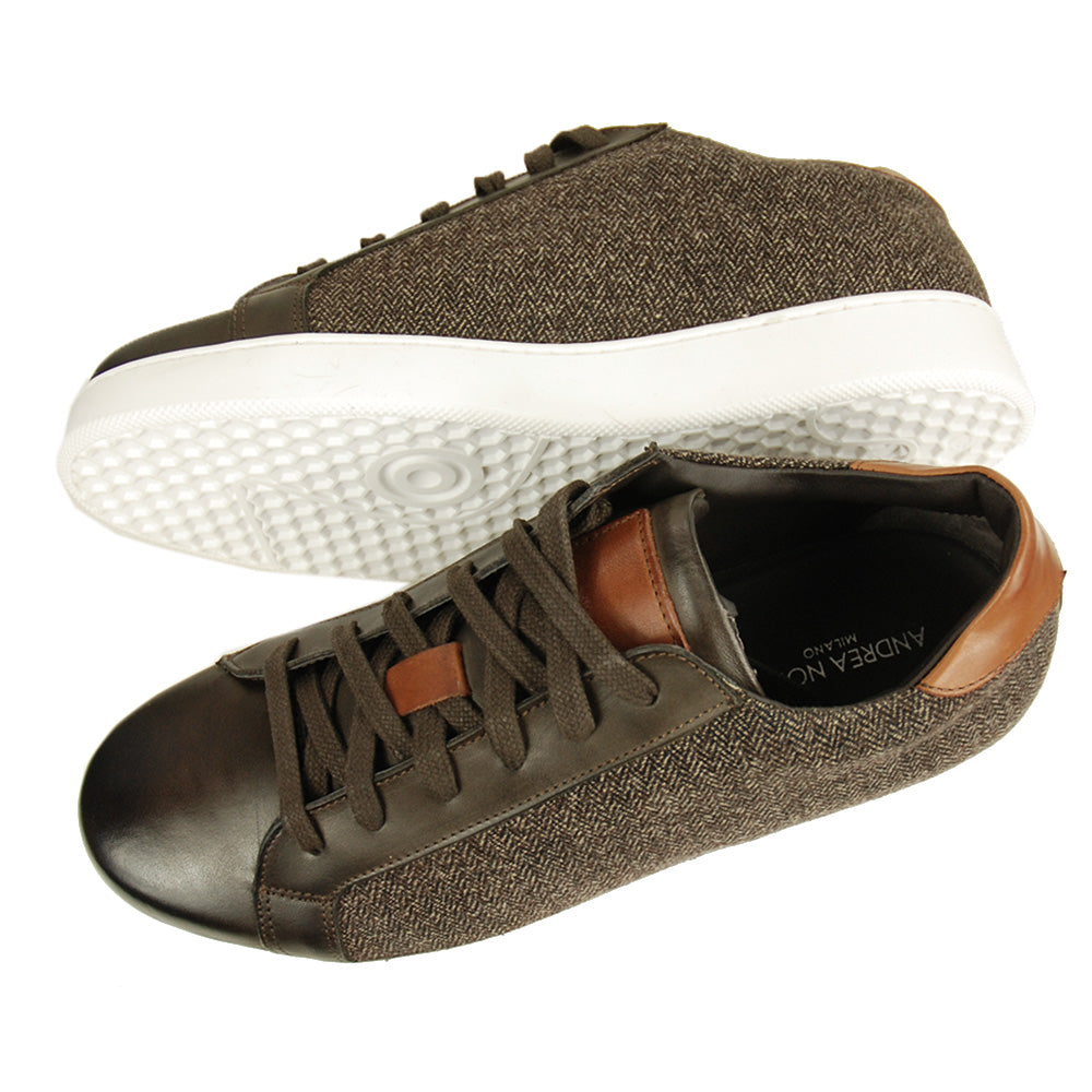 Dunkelbrauner Lederschuh ⎪ Tessuto ⎪ Nobile