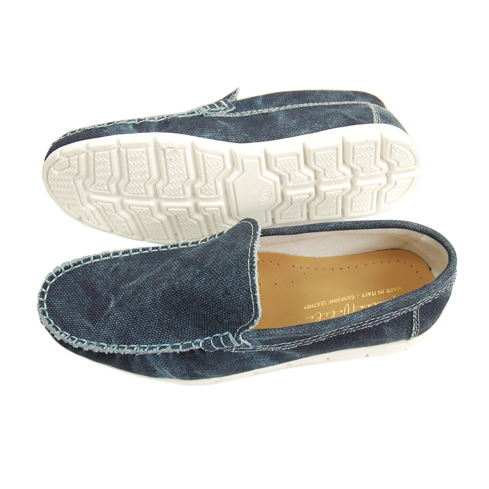 Siniset loaferit⎪ Canvas⎪ Nobile