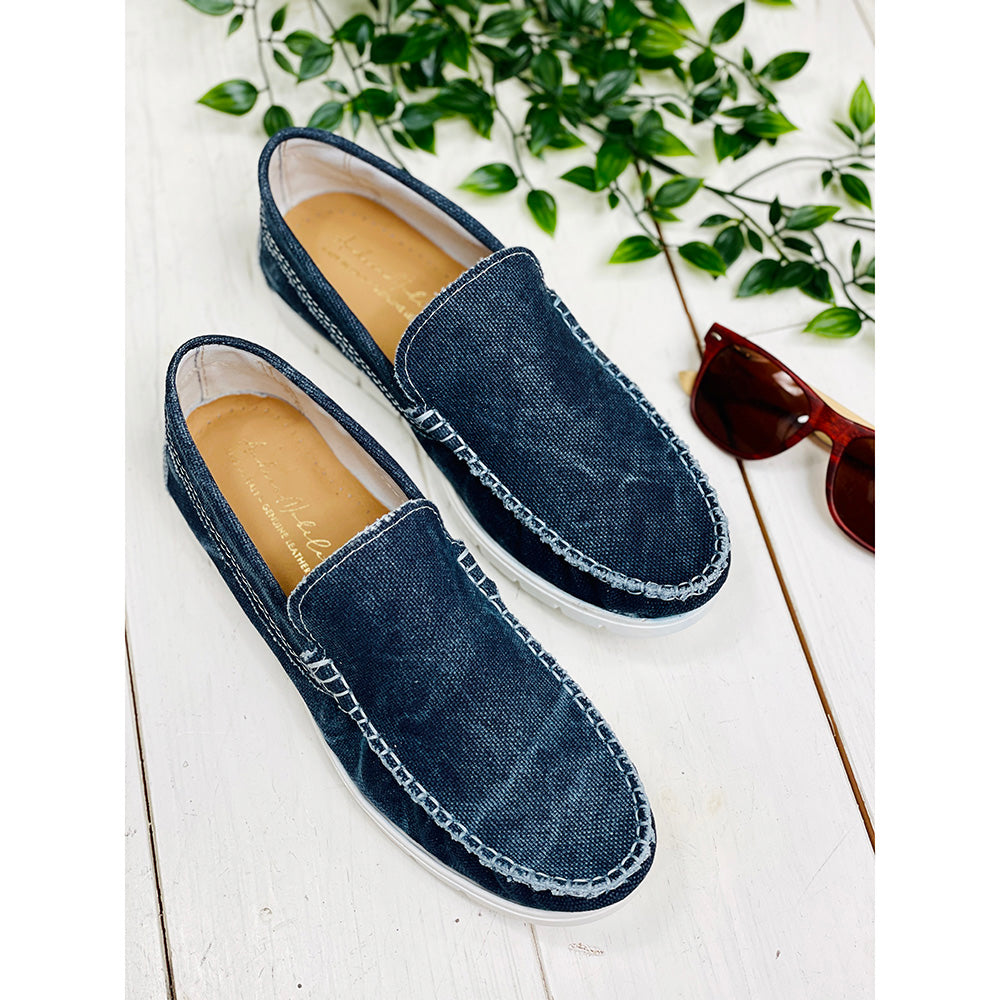 Siniset loaferit⎪ Canvas⎪ Nobile