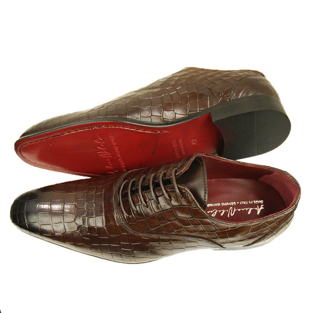 Blue leather shoe⎪ Crocco ⎪ Nobile