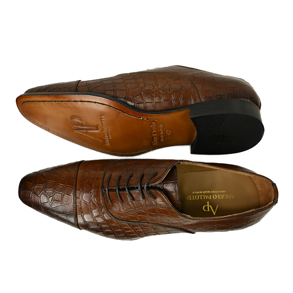 Ruskea nahkakenkä ⎪ Crocco Oxford ⎪ Nobile