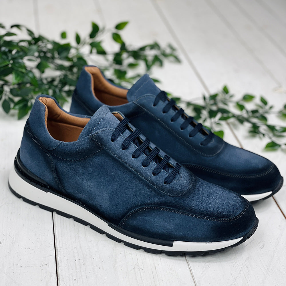 Blue suede shoe ⎪ Suede Monterosso ⎪ Nobile