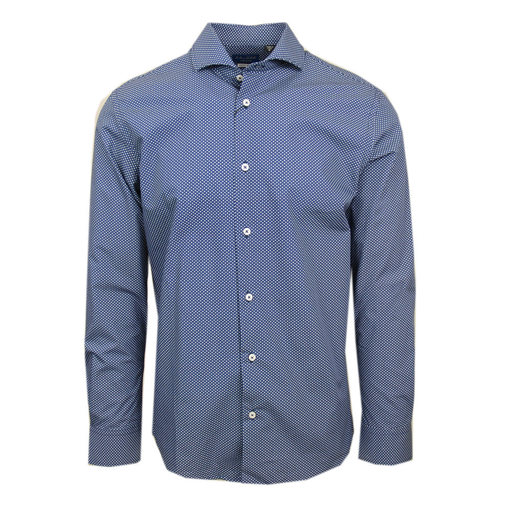 Dark blue patterned shirt ⎪ San Pietro ⎪ Nobile