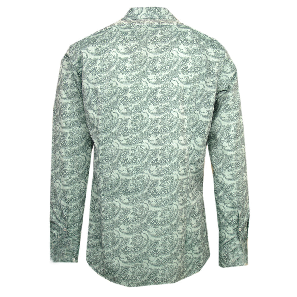 Mintgrünes Paisley-Muster Hemd ⎪ Zio ⎪ Nobile