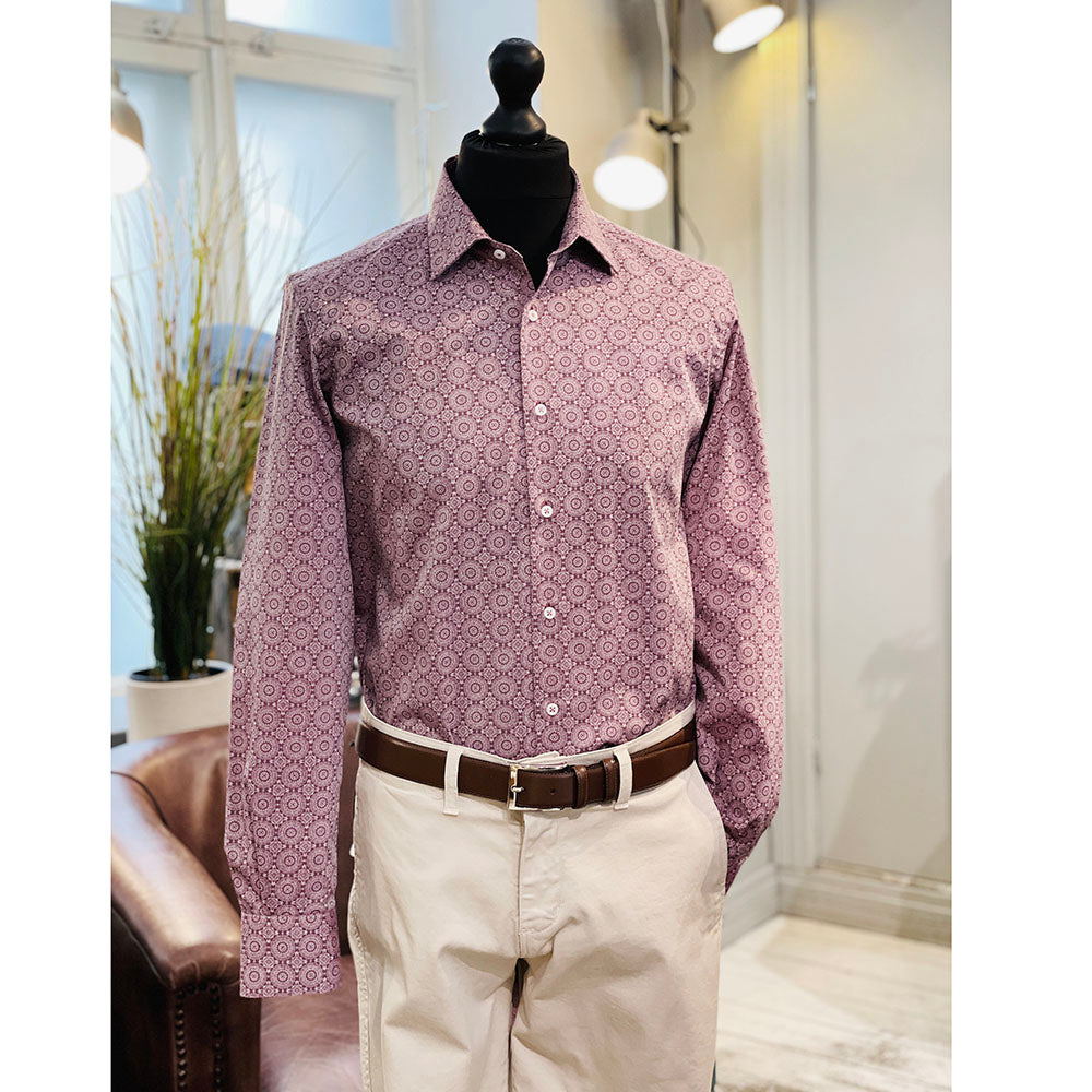 Light pink patterned dress shirt ⎪ Zanobi ⎪ Nobile