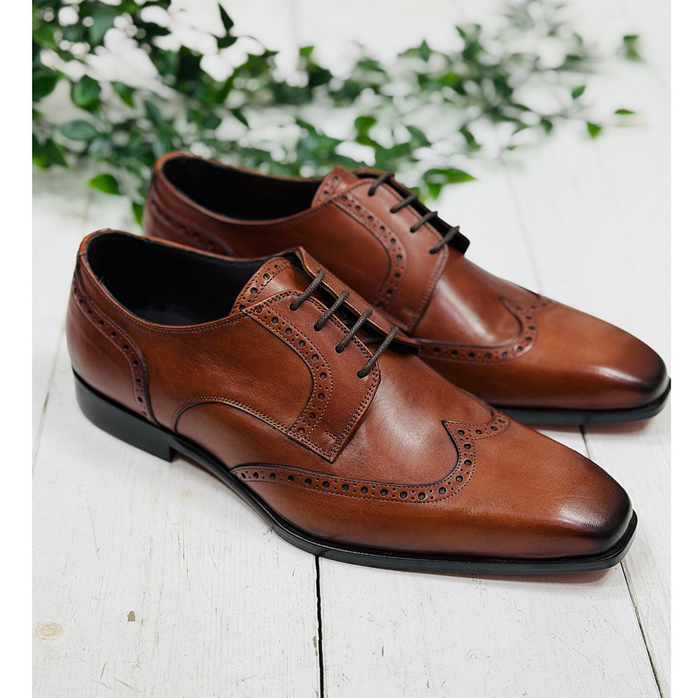 Ruskea nahkakenkä ⎪ Brogue Oxford ⎪ Nobile