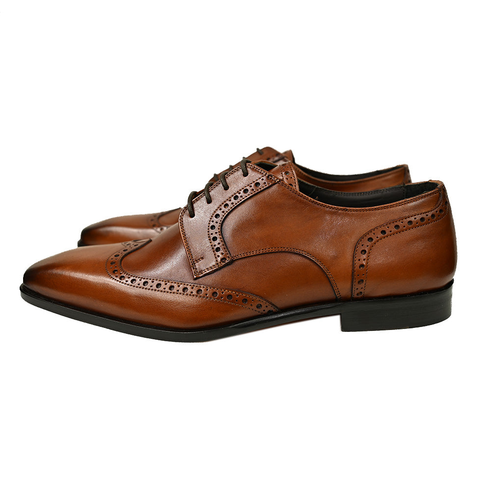Ruskea nahkakenkä ⎪ Brogue Oxford ⎪ Nobile