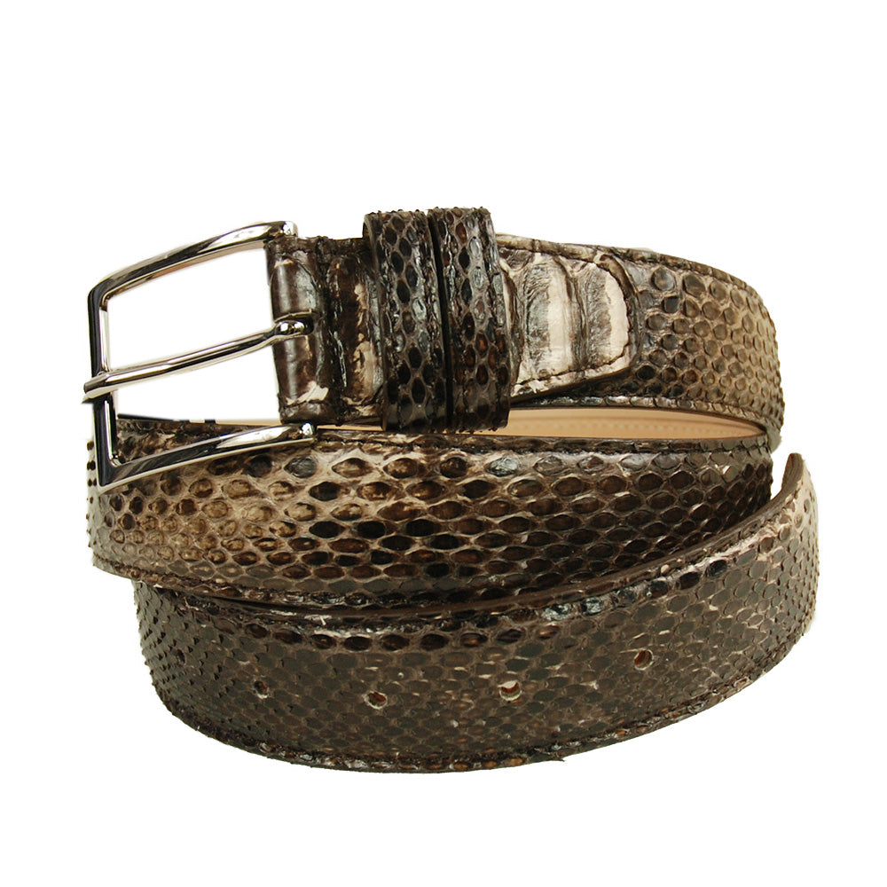 Brauner Python-Gürtel⎪Bochicchio