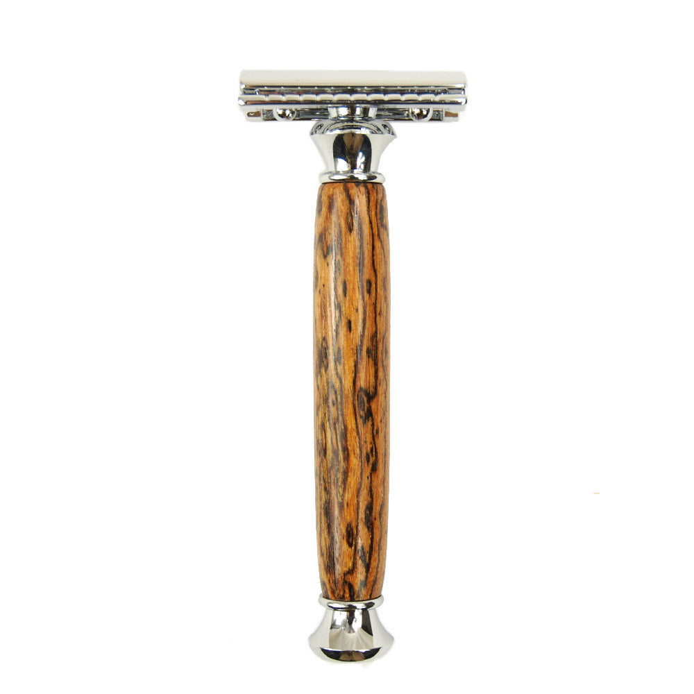 Säkerhetsrakhyvel Partahöylä⎪ Bocote ⎪ Bog & Mässing