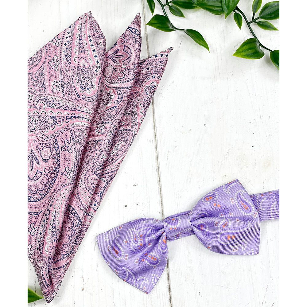 Violette Paisley-Fliege⎪ BP Seide