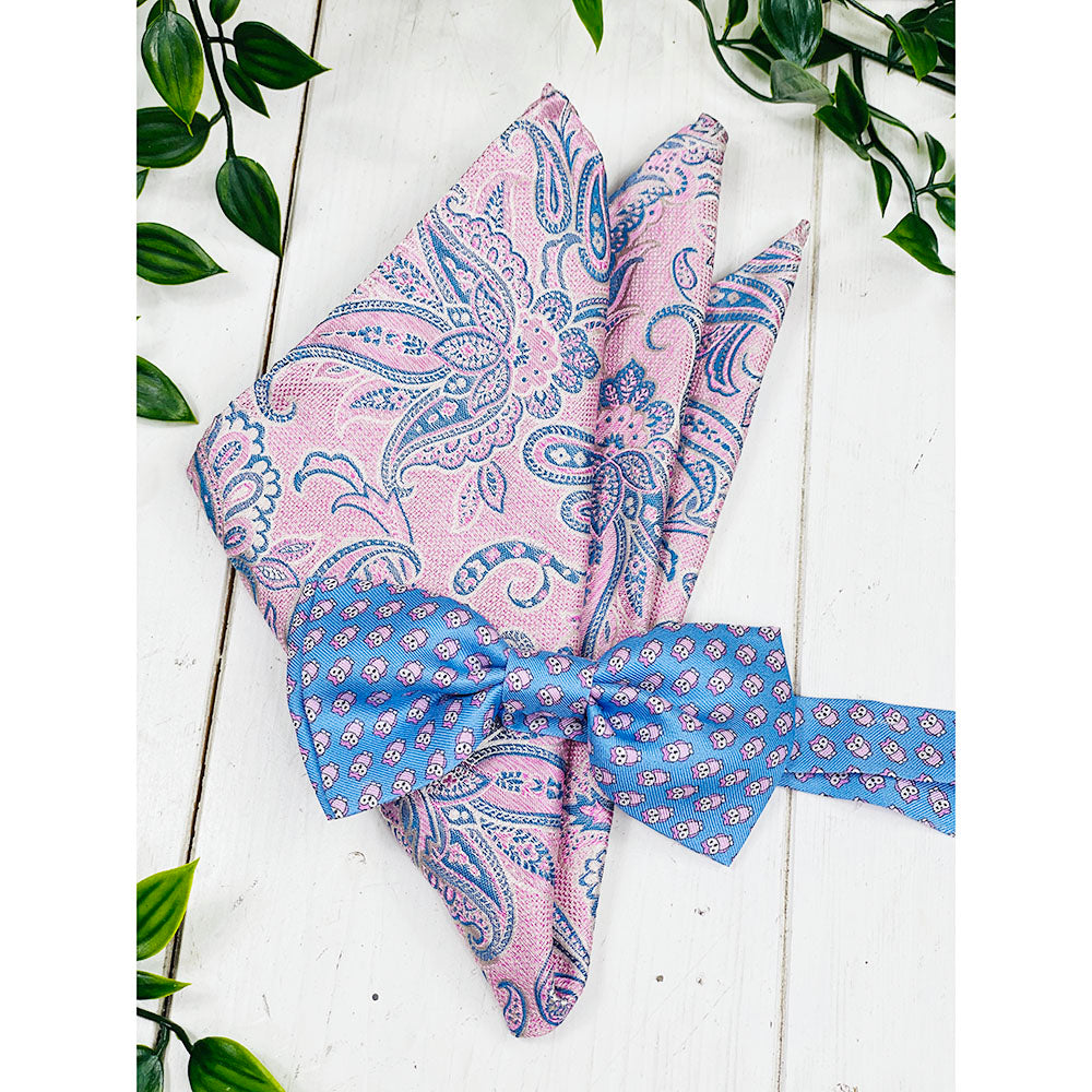 Ljusrosa mönstrad näsduk⎪Giorgio Redaelli