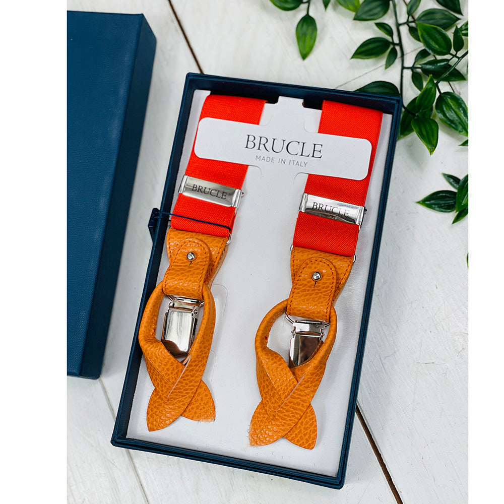 Oranssit henkselit⎪ Brucle