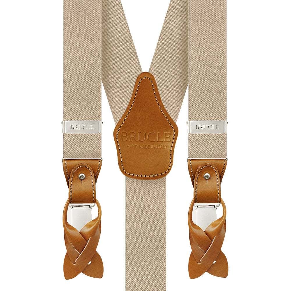 Beige Hosenträger⎪ Brucle