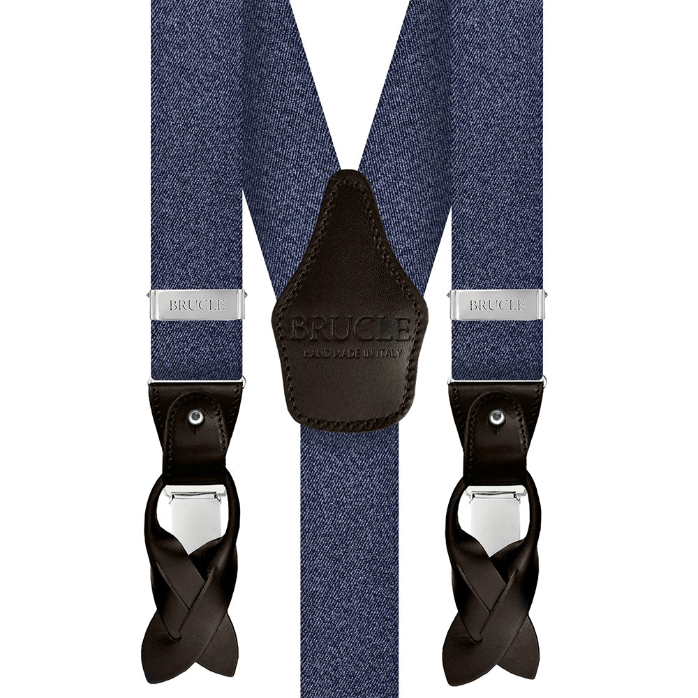 Blå hängslen⎪ Vintage Denim⎪ Brucle