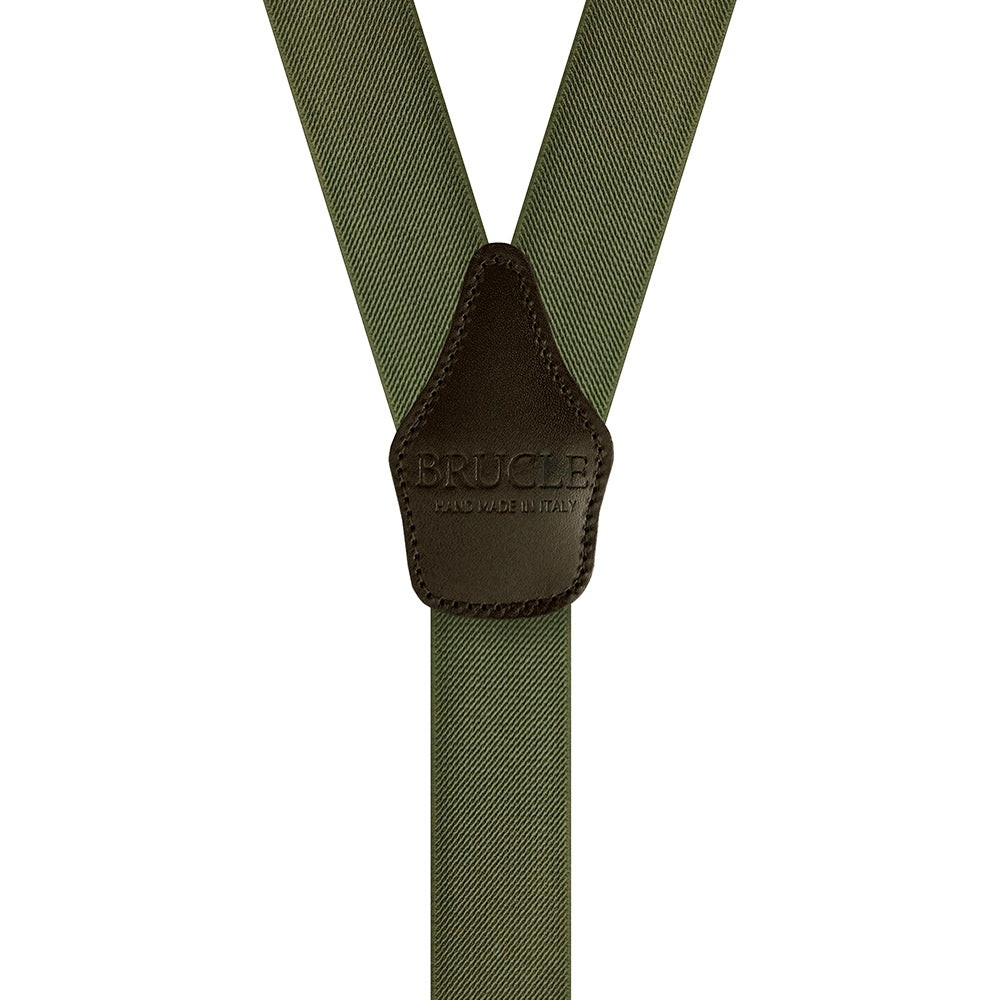 Olivgrüne Hosenträger⎪ Brucle