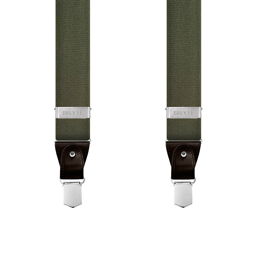 Olivgrüne Hosenträger⎪ Brucle