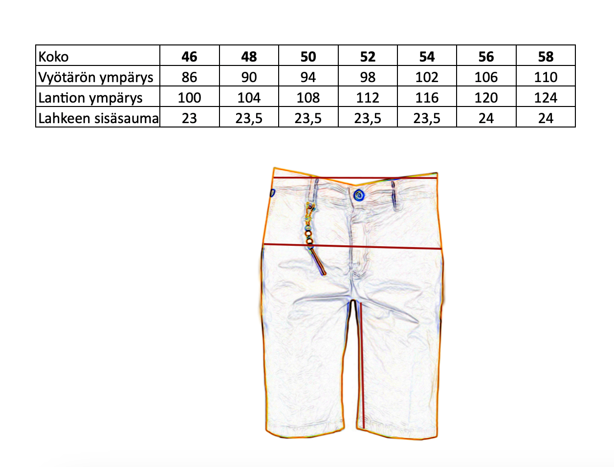 Hellblaue gestreifte Shorts ⎪ Valencia Bermuda ⎪ C. Mikelo