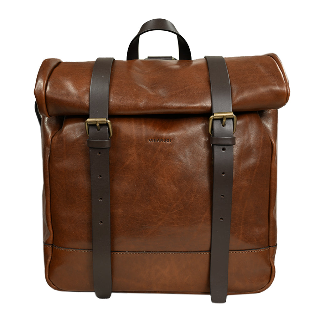 chiarugi leather backpack Brown leather backpack Amerigo⎪Leather backpacks⎪Saarnin boutique