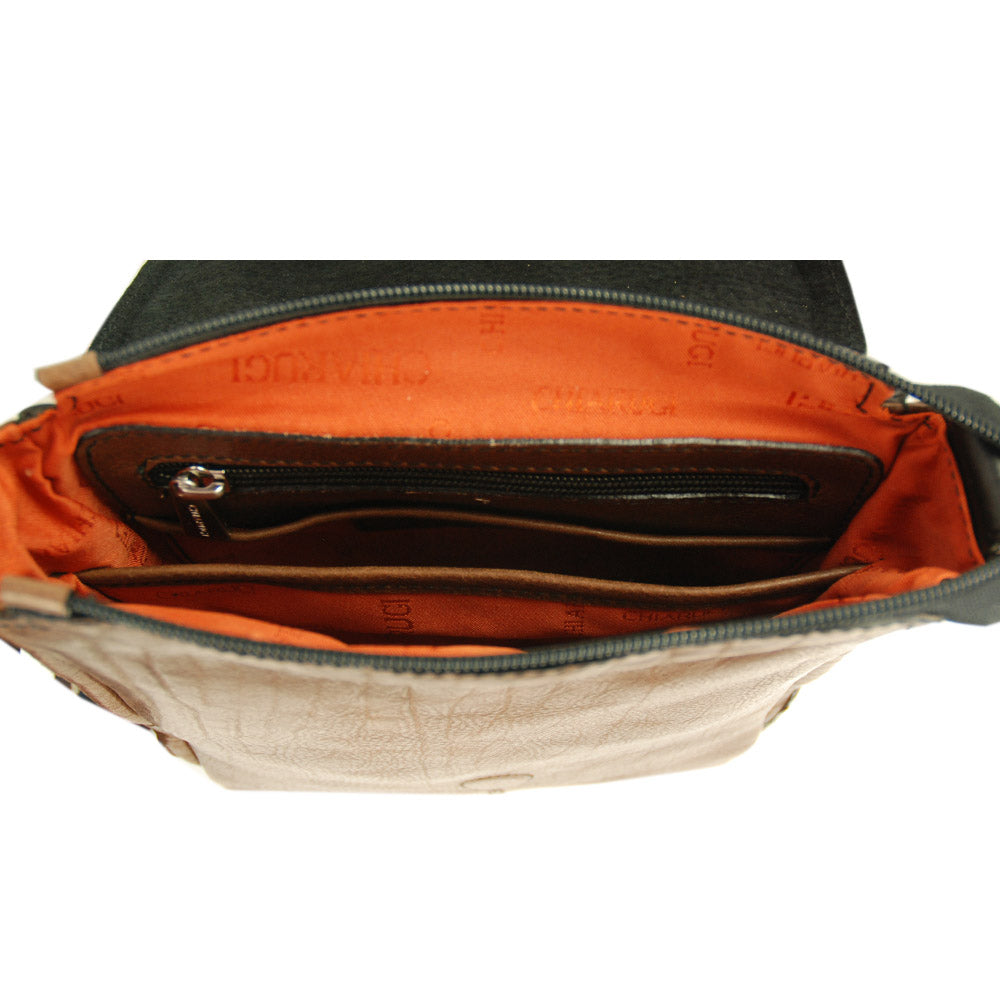 Messenger-Ledertasche dunkelbraun ⎪ Chiarugi