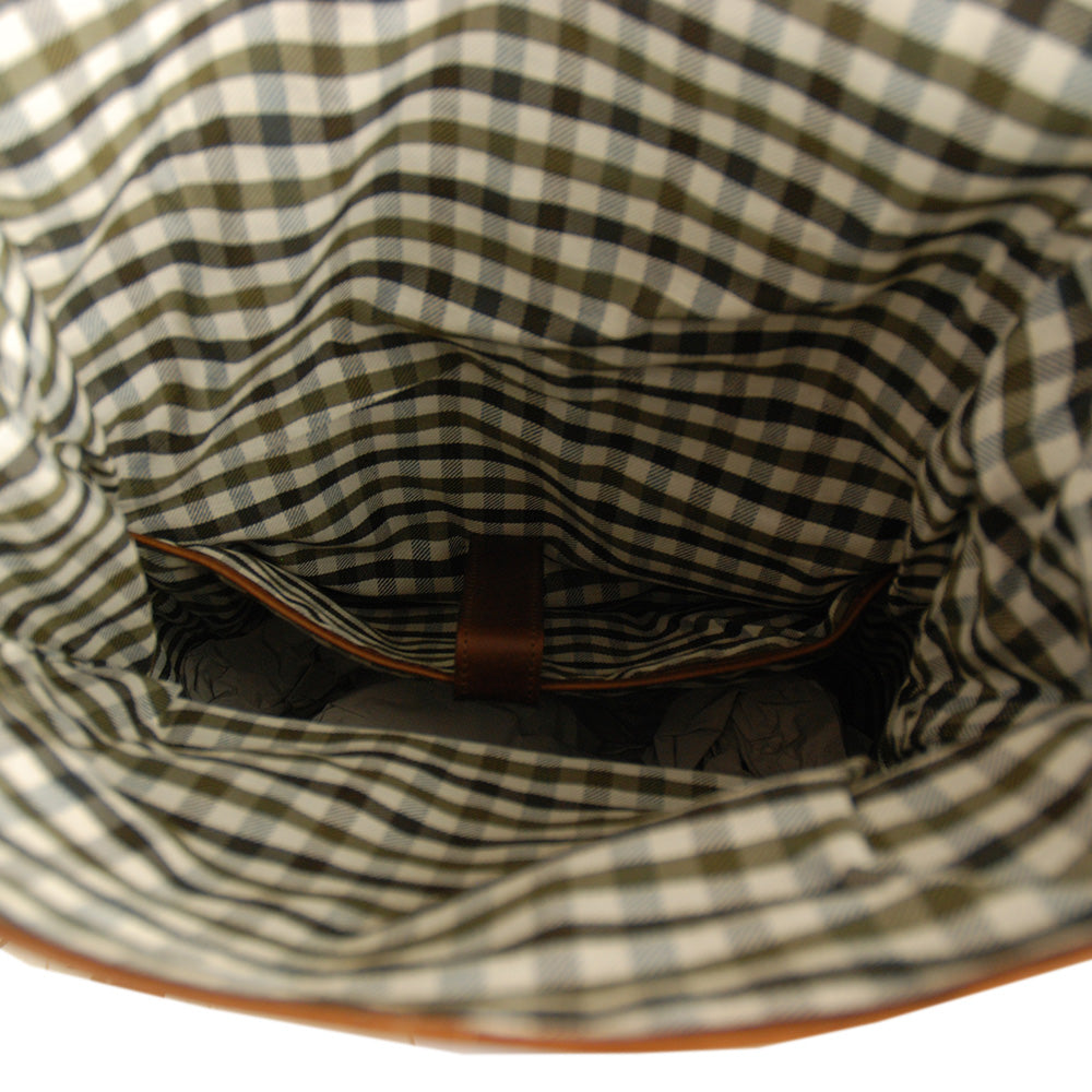 Iso nahkareppu⎪ Old Tuscany Denim ⎪ Chiarugi