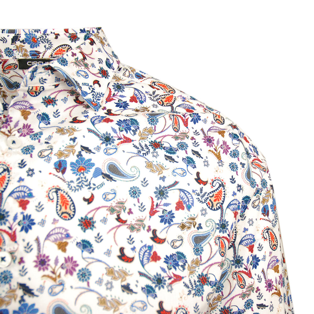 Shirt with green pattern⎪ Circus Red