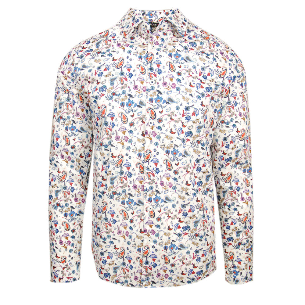 Shirt with green pattern⎪ Circus Red