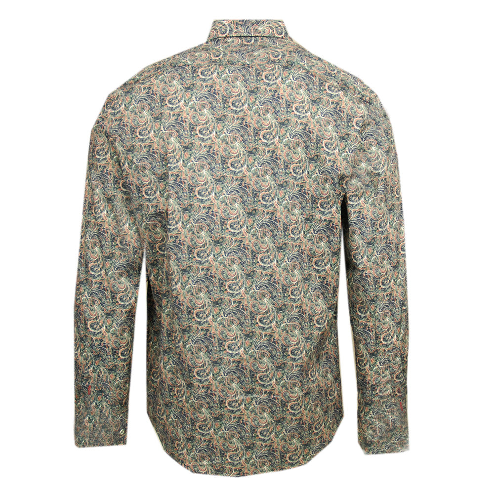 Sininen / Vihreä kuviollinen kauluspaita ⎪ Messina ⎪ Circus Red