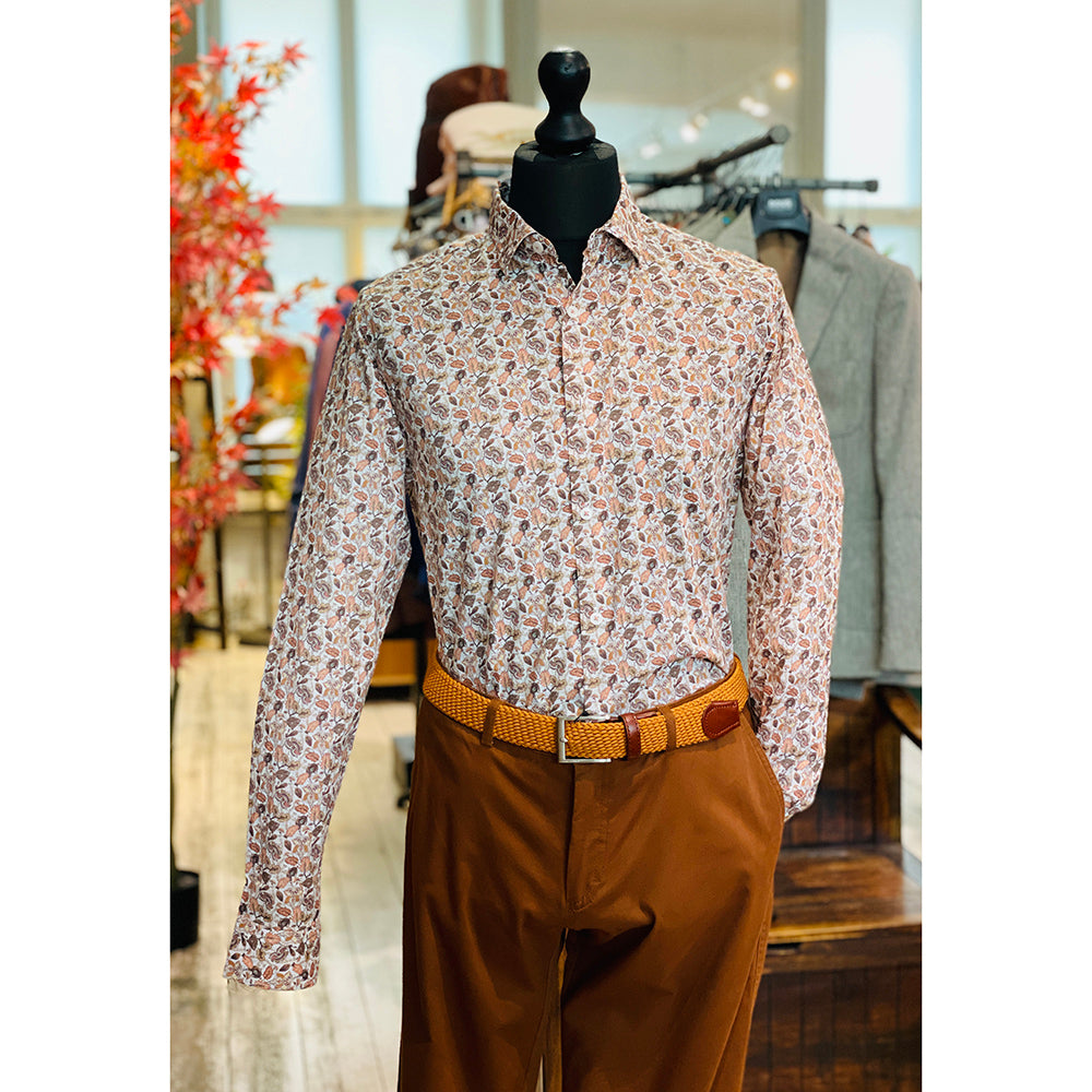 Shirt with green pattern⎪ Circus Red