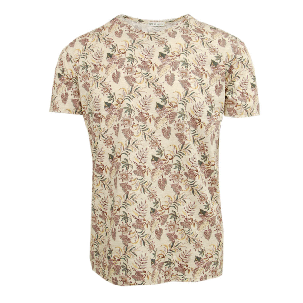 Beige mönstrad t-shirt⎪ Circus Red