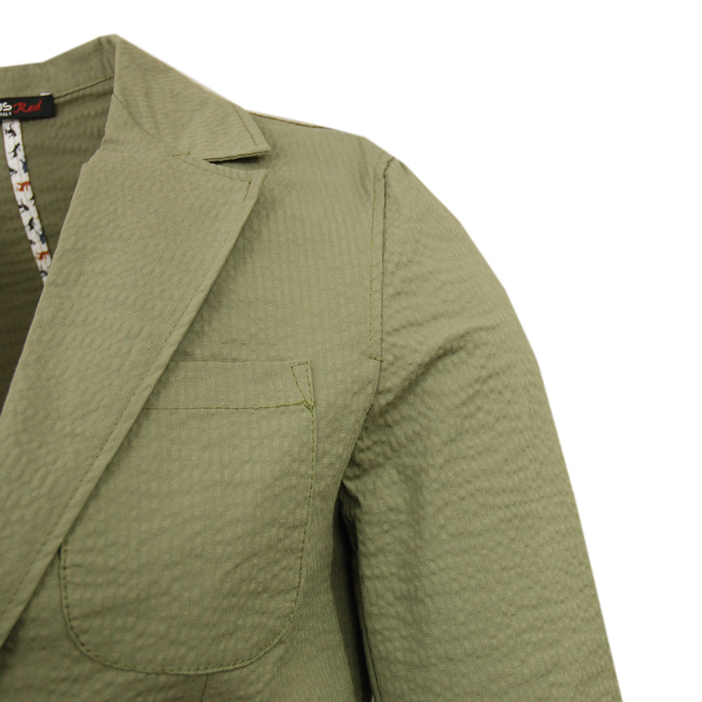 Oliivinvihreä rento bleiseri ⎪ Super Slim⎪ Circus Red