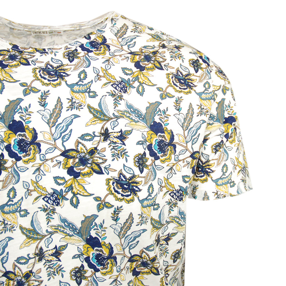 Weißes T-Shirt mit buntem Muster ⎪ Lanciano ⎪ Circus Red