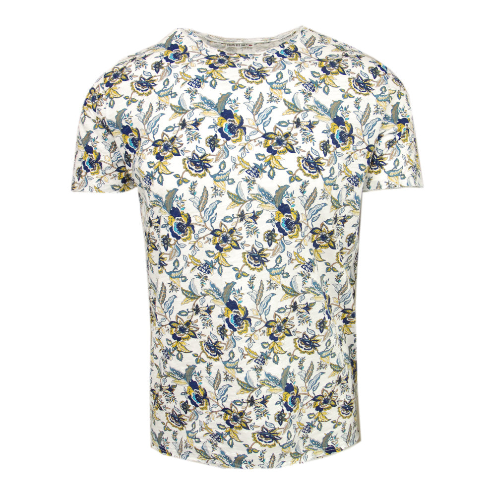 Weißes T-Shirt mit buntem Muster ⎪ Lanciano ⎪ Circus Red