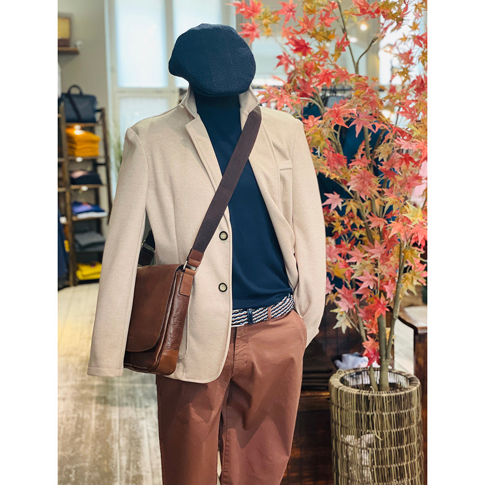 Beige stickad kavaj / jacka⎪ Trani ⎪ Circus Red